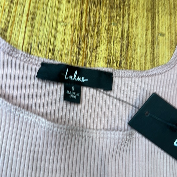 Lulu’s set for life, blush, pink, red body con, two piece dress NWT small - Picture 4 of 9